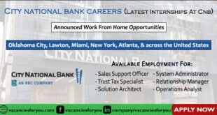 City National Bank Careers